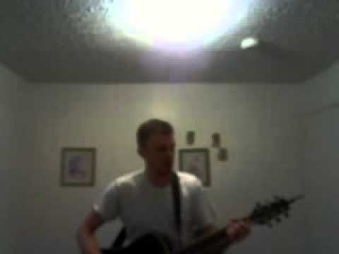 Brett Skaggs of August Circle performing his rendi...