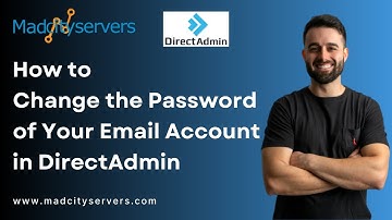 How to change the password of your email account in DirectAdmin   Madcityservers