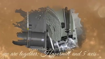 5axis CAM Hypermill and Collision Avoidance  #shortvideo