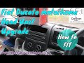 Fiat Ducato double din pioneer head unit upgrade in motorhome