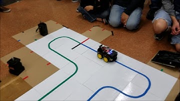 My entry to a robot color line following contest