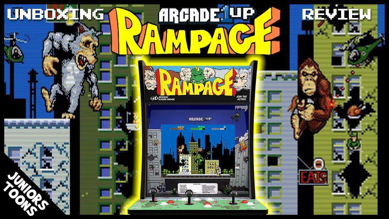 Arcade1up Rampage Arcade Cabinet Unboxing And Review Arcade1up