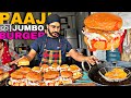   jaoge sardarji  jumbo burger  only  25  faridabad  street food india