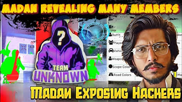 Madan Reveal Many Members Using Hack | Madan Exposing Everyone #madan #bgmilive #pubgmadanop #bts