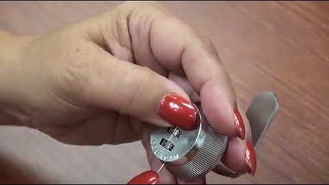 Hardware Specialist Combination Cam Lock - How To Reset Password