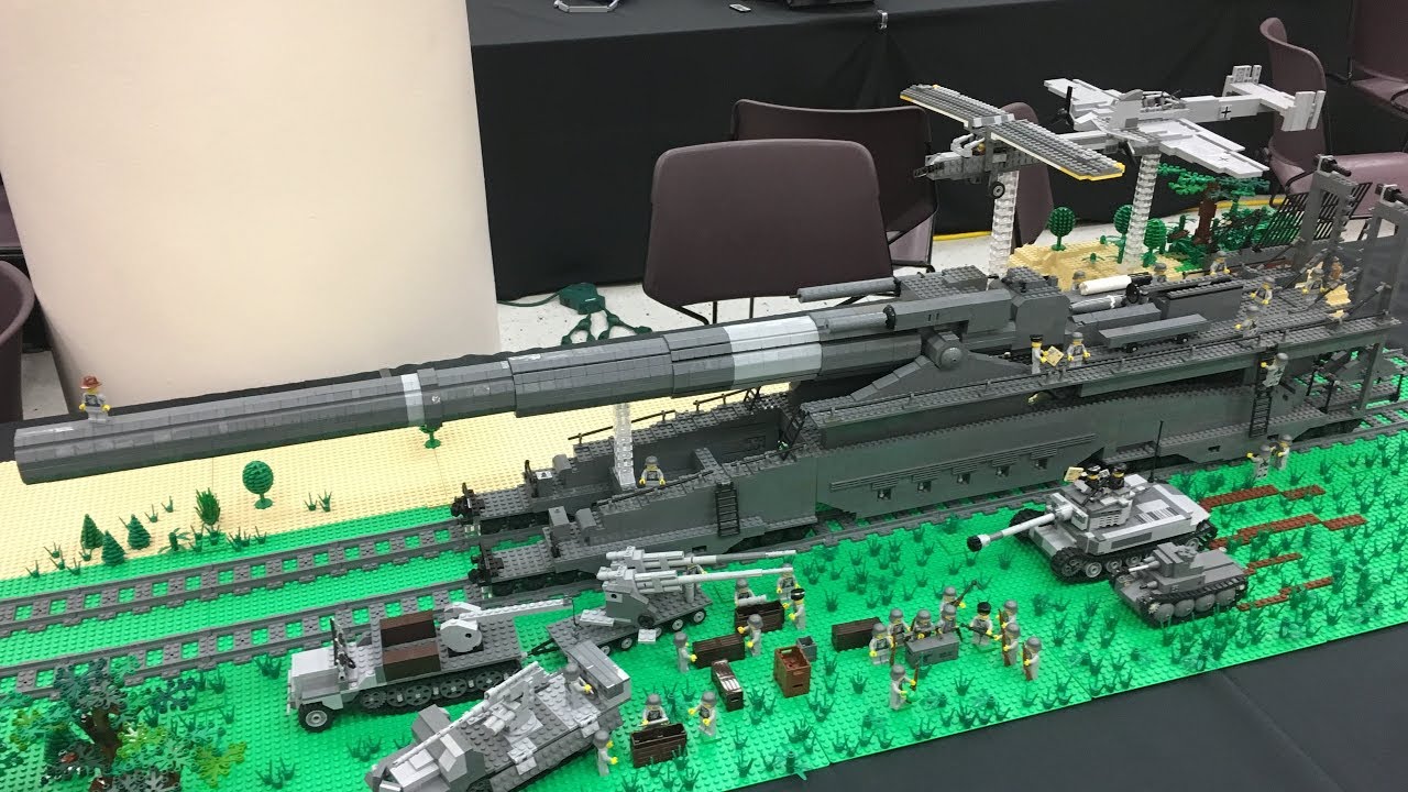 LEGO World War 2 German Gustav Gun 