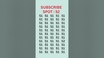Can you find 52 in 5 seconds? #braintestsolution #game #brainmasti #puzzle #maths #brainlearning