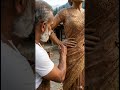 ​I Carved Rashmika Mandanna’s Viral Bridal Look in Wood! 👰🪵#shorts #woodworking #rashmikamandanna