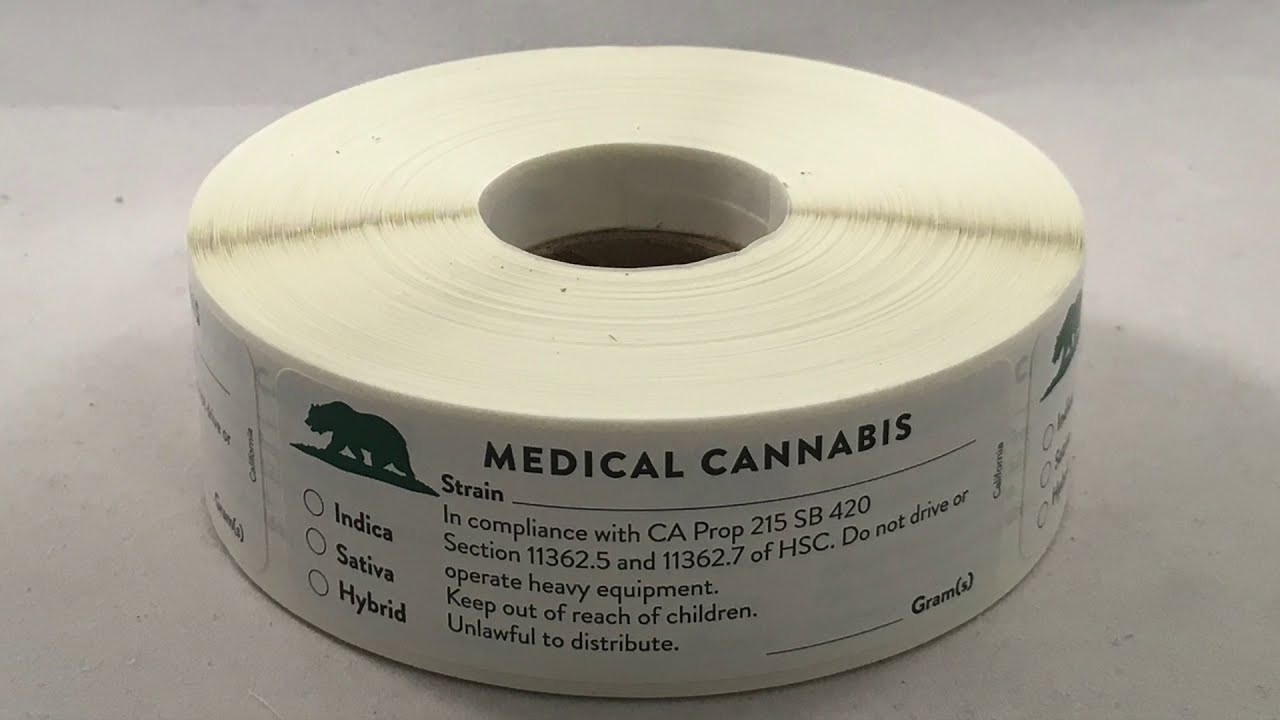 California Medical Cannabis Compliant Warning Labels
