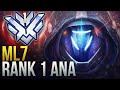 Why ml7 is the rank 1 ana god  overwatch montage