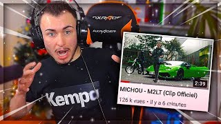 JE RÉAGIS AU CLIP MICHOU M2LT ! (C'EST UN TRUC DE FOU !!)