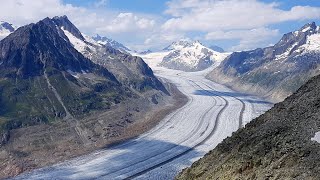 Grosser Aletschgletscher - Schweiz, Kanton Wallis