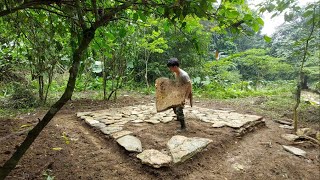 ไดอารี่ 250 วันเดินป่า สร้างกระท่อมไร้โครง ปูพื้นด้วยหินธรรมชาติ เลี้ยงวัวรับจ้าง