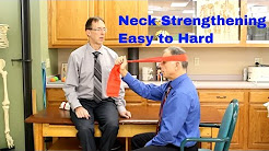 Neck Strengthening Exercises (Easy to Hard) Good for Whiplash, Arthritis, etc.