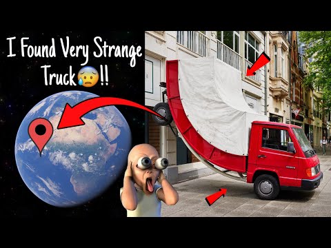 I Found Very Strange Truck In Real Life On Google Maps And Google Earth 😰!