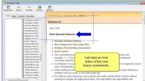 EmEditor V13 Mult Selection Editing - Macro commands