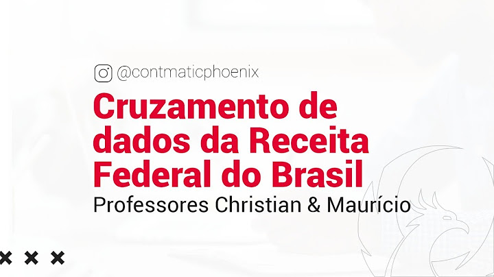 Cruzamento de dados da Receita Federal do Brasil