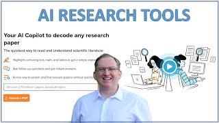 Exploring AI Research Tools (ChatGPT, Elicit, SciSpace)