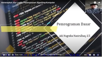 Menerapkan Alur Logika Pemrograman Algoritma Komputer