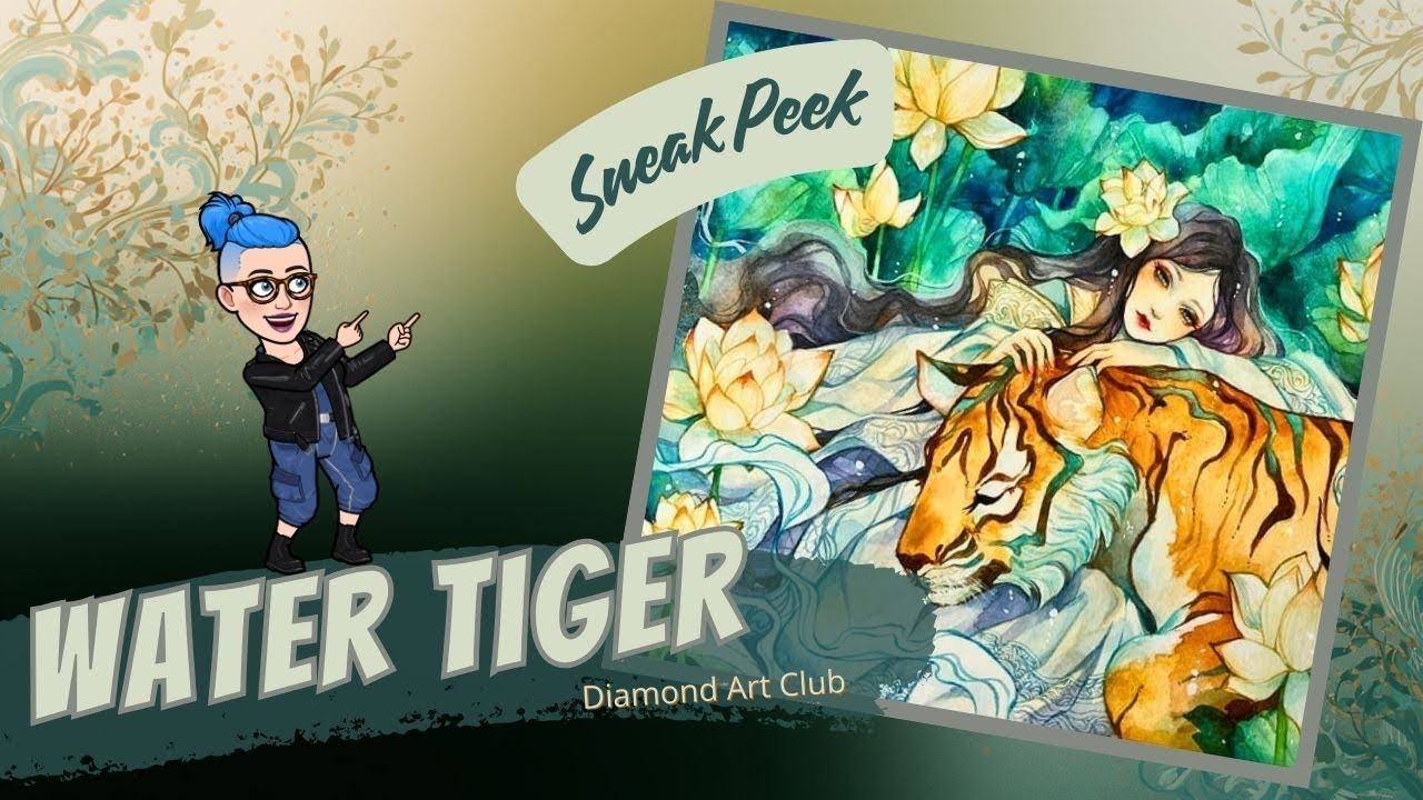Diamond Art Club Sneak Peek | Water Tiger | Magaret Morales - YouTube
