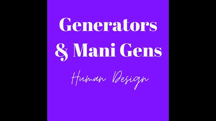 Manifesting Generators and Generators in Human Design