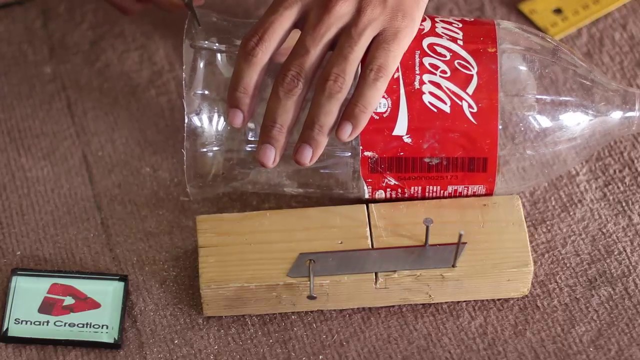 plastic bottle craft ideas,how to make plastic bottle cutter in home