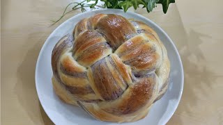 繡球花麵包/Braided Bread/Challah Bread｜樂在其中廚房