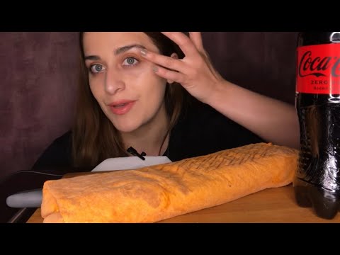 ფერადი მუკბანგი | Shaurma chiko | შაურმა ჩიკო მუკბანგი #mukbang @Coca-Cola