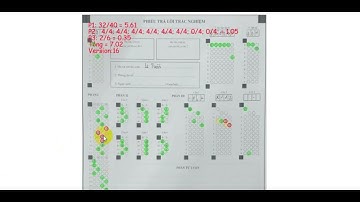 Chấm phiếu tô từ file scan