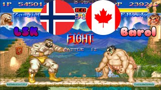 슈퍼 스트리트 파이터 2 터보 ➤ LSK (Norway) vs Barol (Canada) Super Street Fighter 2 Turbo