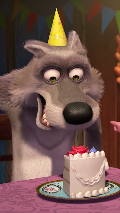 Sweet chaos at the table 🍰🍽️😜 #Mindyourmanners  #MashaAndTheBear #Shorts #cartoonforkids #kids