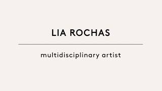 LIA ROCHAS x VALENTINE GAUTHIER