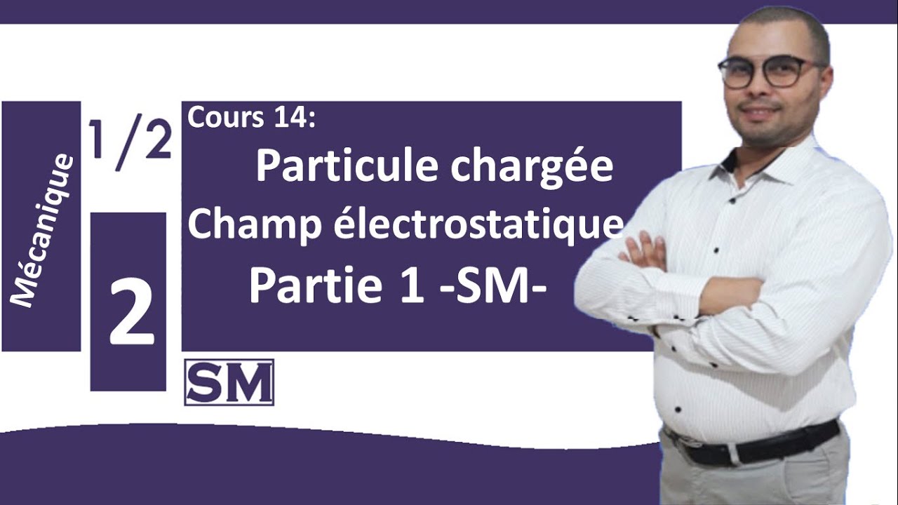 2BAC BIOFMécanique Mouvement d'une particule chargée dans un champ électrostatique uniforme (2020)