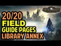 The library annex all 20 field guide pages locations  hogwarts legacy