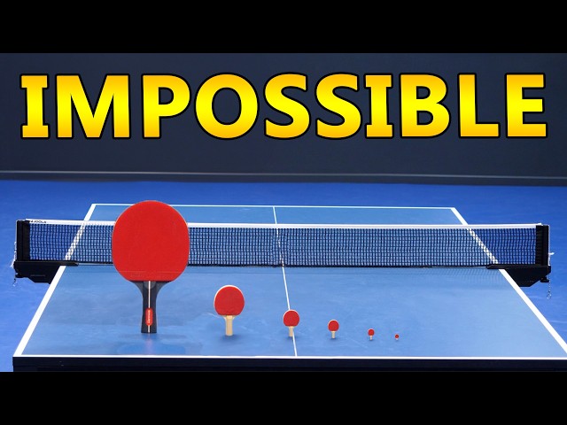 World's Smallest Ping Pong Rackets class=