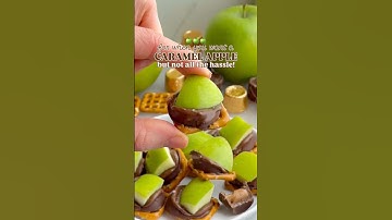 Caramel Apple Bites: Click the link in my bio and then select the photo to get the recipe ❤️