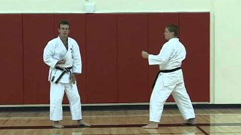 Jiyu ippon kumite - Ushirogeri