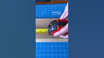 Most tape measures have a self centering function! #tools