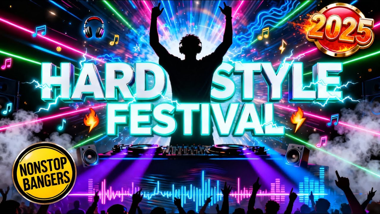 HARD STYLE FESTIVAL MUSIC Aggressive Hardcore Rave Drop | Explosive DJ ...