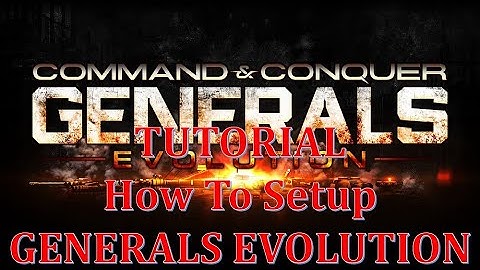 (Tagalog Tutorial ) How To Setup GENERALS EVOLUTION In Red Alert 3