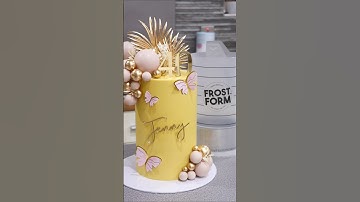 Extra Tall birthday cake! Use code FROSTLOVE10 for 10% off at frostform.com checkout #cake #ytshorts