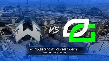 WhipLash vs OpTic Nation | MLG 5k Game #1 Harpoint Riot | COME BACK!