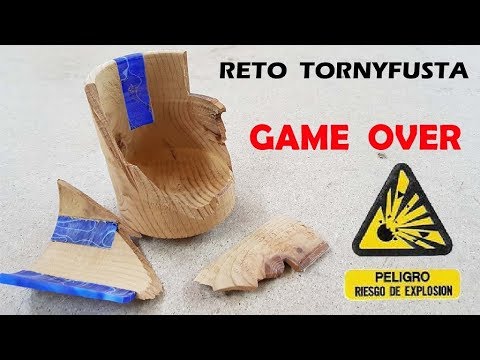 Reto Tornyfusta Vaso torneado EXPLOSION