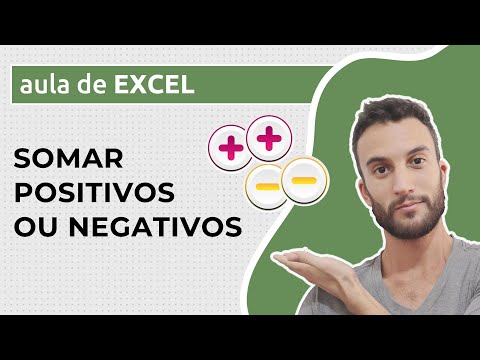 Vídeo: Como você faz uma soma negativa no Excel?