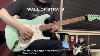 WALL OF STRATS | Fender Stratocaster X Revalver 3120 | Tone Test