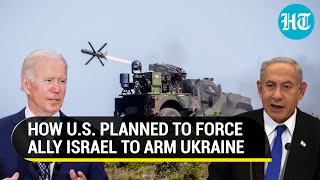 Biden 'could coerce' ally Israel to defy Putin \& arm Ukraine; Russia rejects role in leaked files