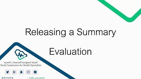 7.2 PD - releasing summary evaluations