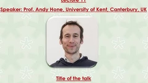 RUSA 2.0 Sponsored Lecture XI - The Camassa Holm equation and some of its relatives