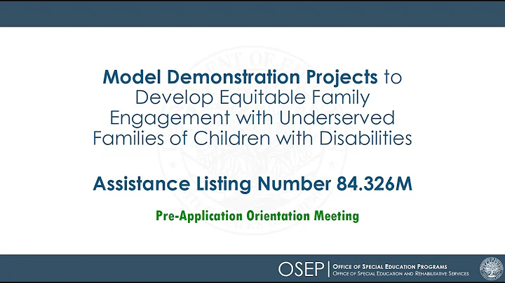 84.326M Application Orientation Webinar - Fiscal Year 2024