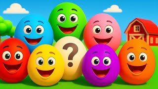 Was Steckt Im Überraschungsei? Bunte Eier-Familien-Lied Für Kinder